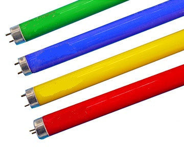 T8 LED Tube - Green / Red / Yellow / Blue