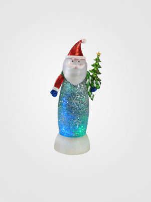 Glitter Santa Claus with LED Light