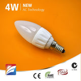 LED Candle - 4W E14, E27, B22 (Dimmable)