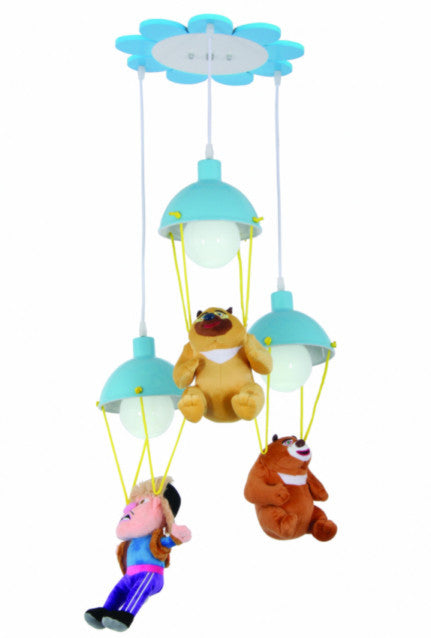 LED Kids Light - Teddy Bear Chandelier