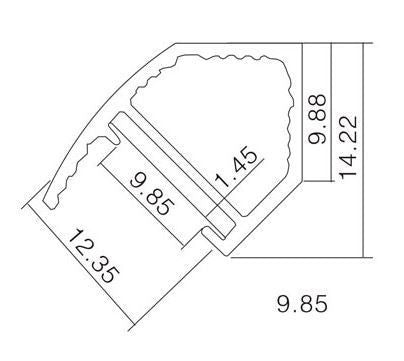 LED Extrusion - A2 Profile