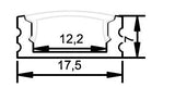 LED Extrusion - A6 Profile