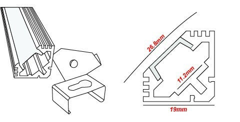 LED Extrusion - A7 Profile