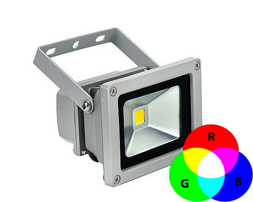 LED Flood Light - 20W RGB with Remote