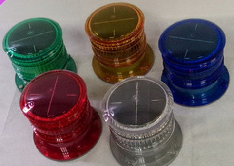 LED Road Light - Round Solar Warning Light