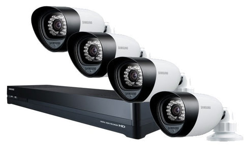 Samsung 8 Channel, 4 Security Camera CCTV DIY Kit