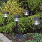 Rechargeable Solar Garden Light (SS) - 4 Pack