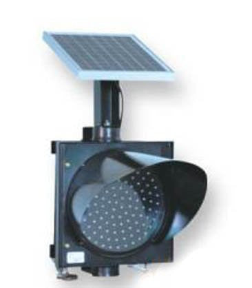 LED Traffic Light Set - Solar Warning Light