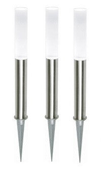 LED Garden Spike - 3 Kit Stainless Steel